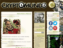 Tablet Screenshot of cryptomundo.com